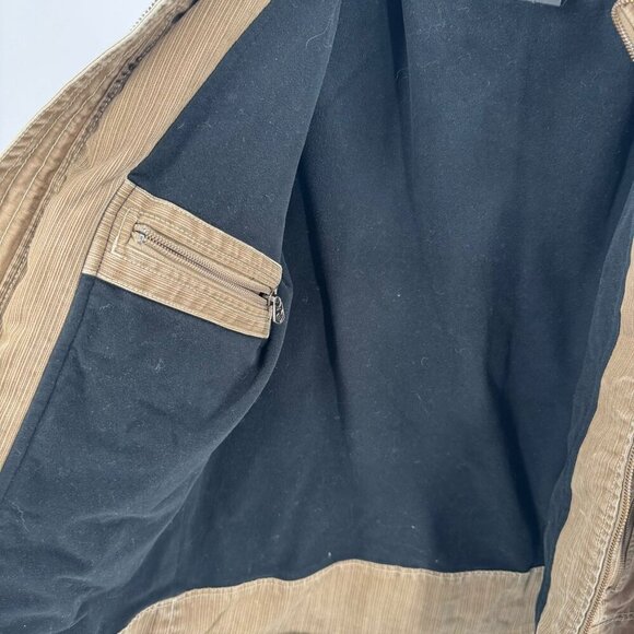 Kuhl Vintage Patina Dye Canvas Work Jacket Brown Mens Size M - Picture 9 of 9